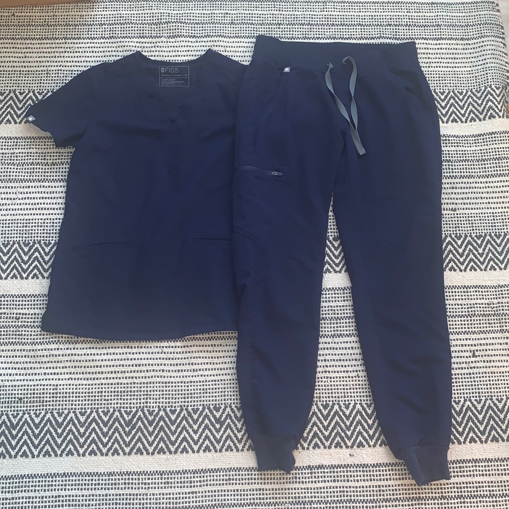 Figs set navy blue